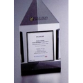 Lucite Slanted Top Prism Award